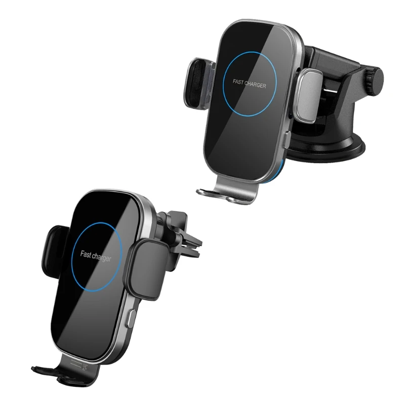 

KX4A Commonly Used Car Cellphone Power Adapter 15W Magnetic Wireless Charger Stand Holder Hands-free Holder