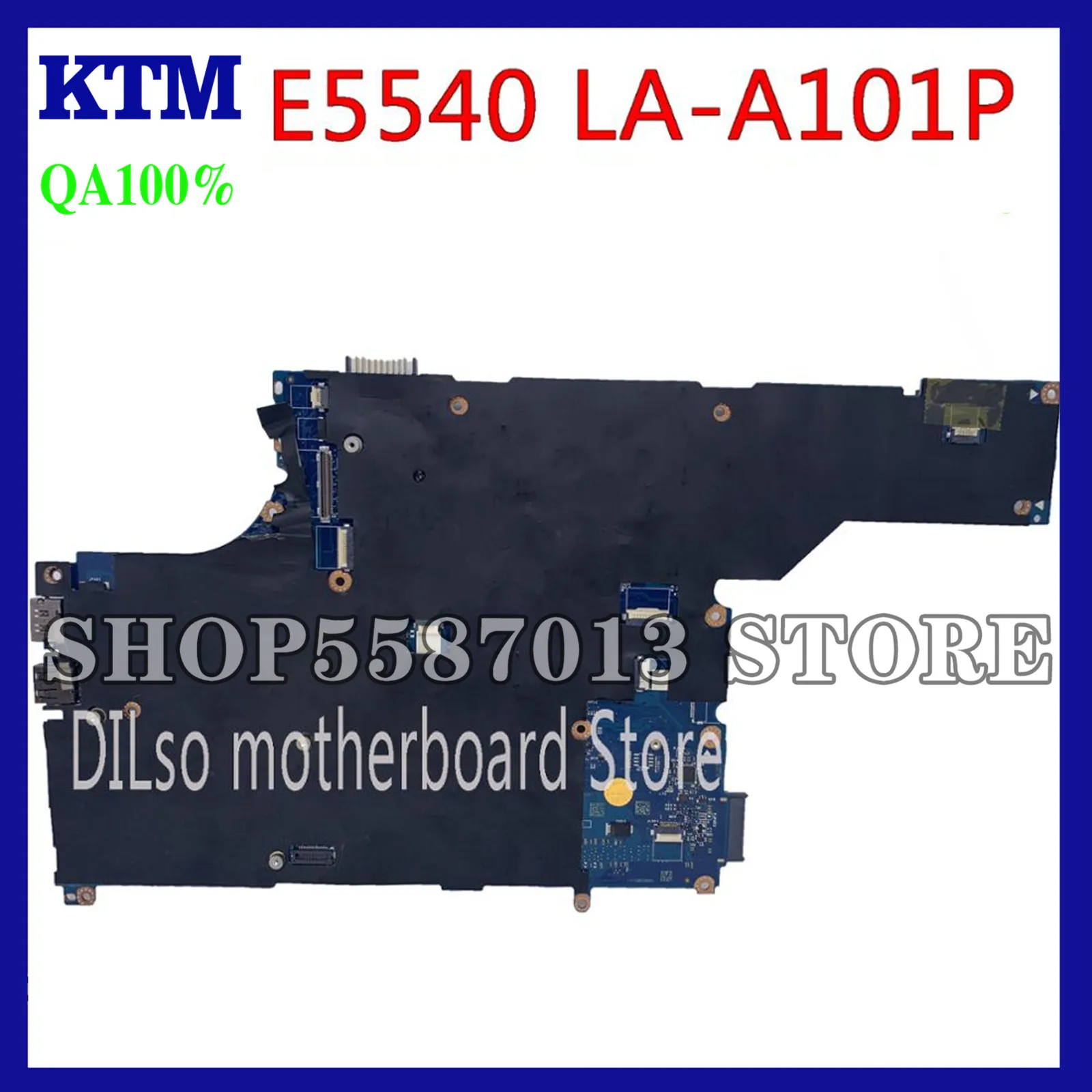 

KEFU LA-A101P Motherboard For DELL E5540 Laptop Motherboard I7-4600U VAW50 LA-A101P Tested work OK original
