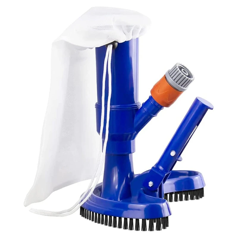 

Portable Pool Vacuum Jet Underwater Cleaner with Brush and Leaf Bag, Pool Leaf Vacuum Cleaner for Swimming Pools, Ponds