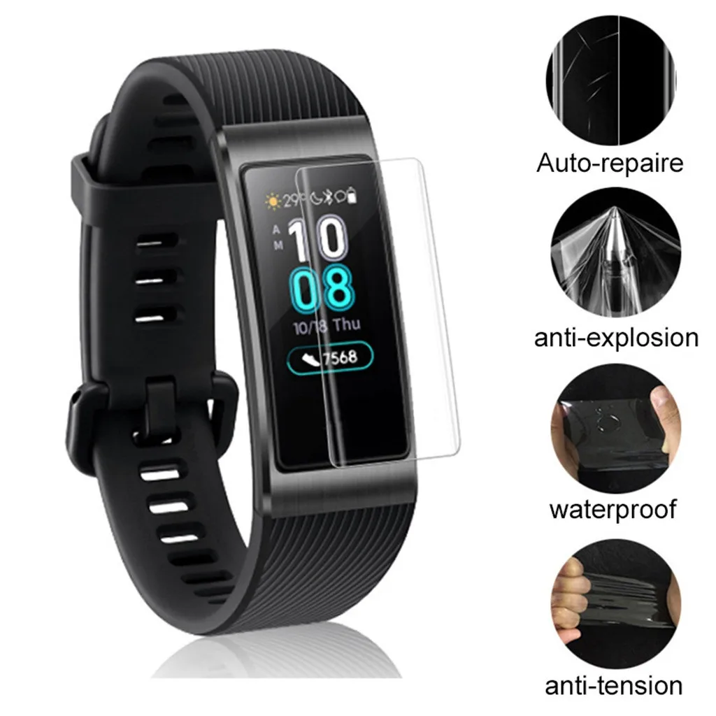 Защитная пленка для Huawei Band 3/3 Pro 2/5 шт. Взрывозащищенная высокочеткая защитная из