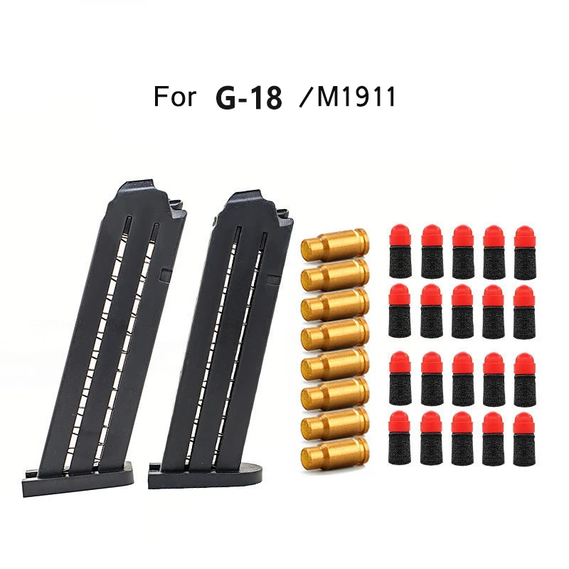 

M1911 / Glock / Desert Eagle Gun Parts Extra Accessories Bullet Case / Darts / Target for Boy Toys Pistol Soft Bullets Airsoft