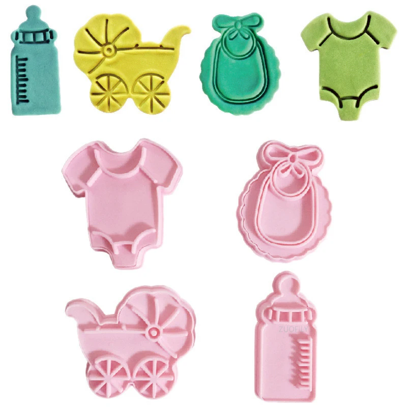 4 шт. форма для печенья резак бисквитов помадки украшение торта печатная сделай