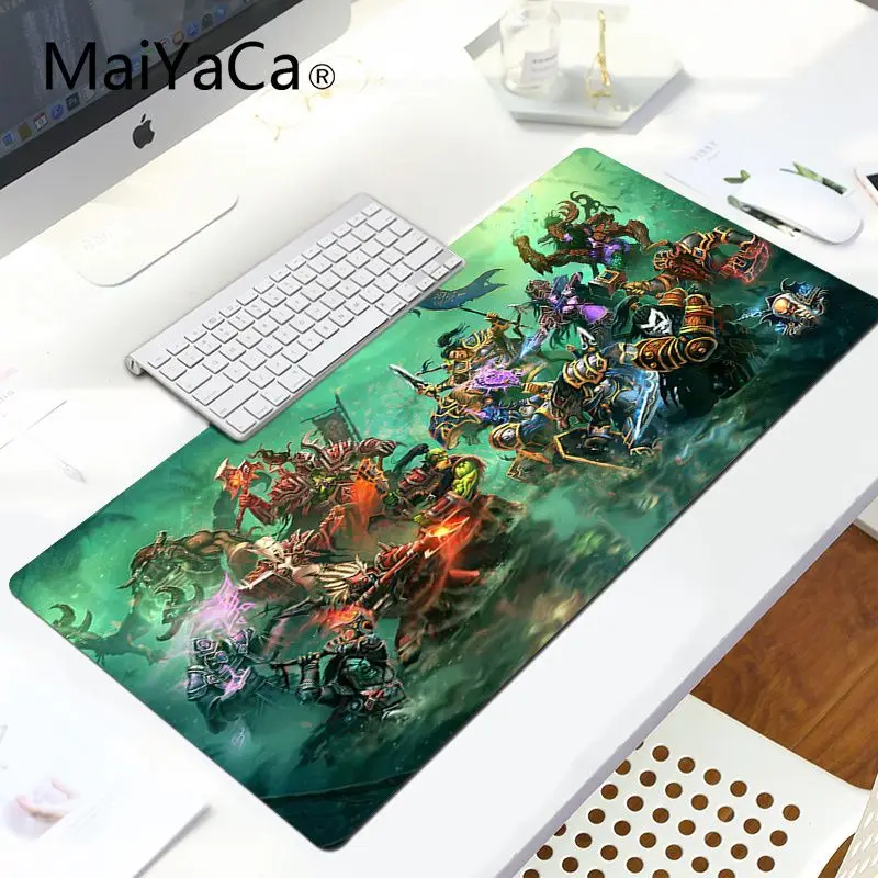 LockEdge 30X90cm MaiYaCa крутой игровой мир WarCraft высокоскоростной коврик для мыши для ноутбука игровой коврик для мыши - Цвет: LockEdge 30X90cm