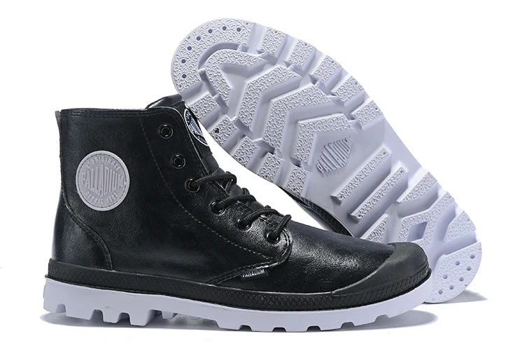 PALLADIUM Pampa одноцветное Ranger кроссовки TP Для мужчин высокие ботильоны удобные высококачественные повседневные мужские туфли на шнуровке Размеры; большие размеры 39-45 - Цвет: 2