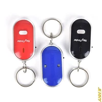 hot sale smart key ring whistle key chain tracker anti lost device voice control led key