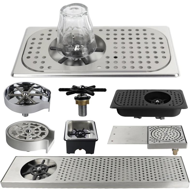 

Glass Rinser Diameter Stainless Steel Rinser for Beer Milk Tea Cup Washer Cleaner Glass Rinser for Hotel Bar