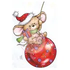 Резиновые силиконовые прозрачные штампы для скрапбукинга тампоны прозрачное уплотнение фон печать карты изготовление Diy мультфильм мышь