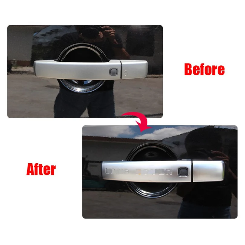 Хромированная наклейка на дверную ручку автомобиля Land Rover Discovery 3 для 4 LR4 2010