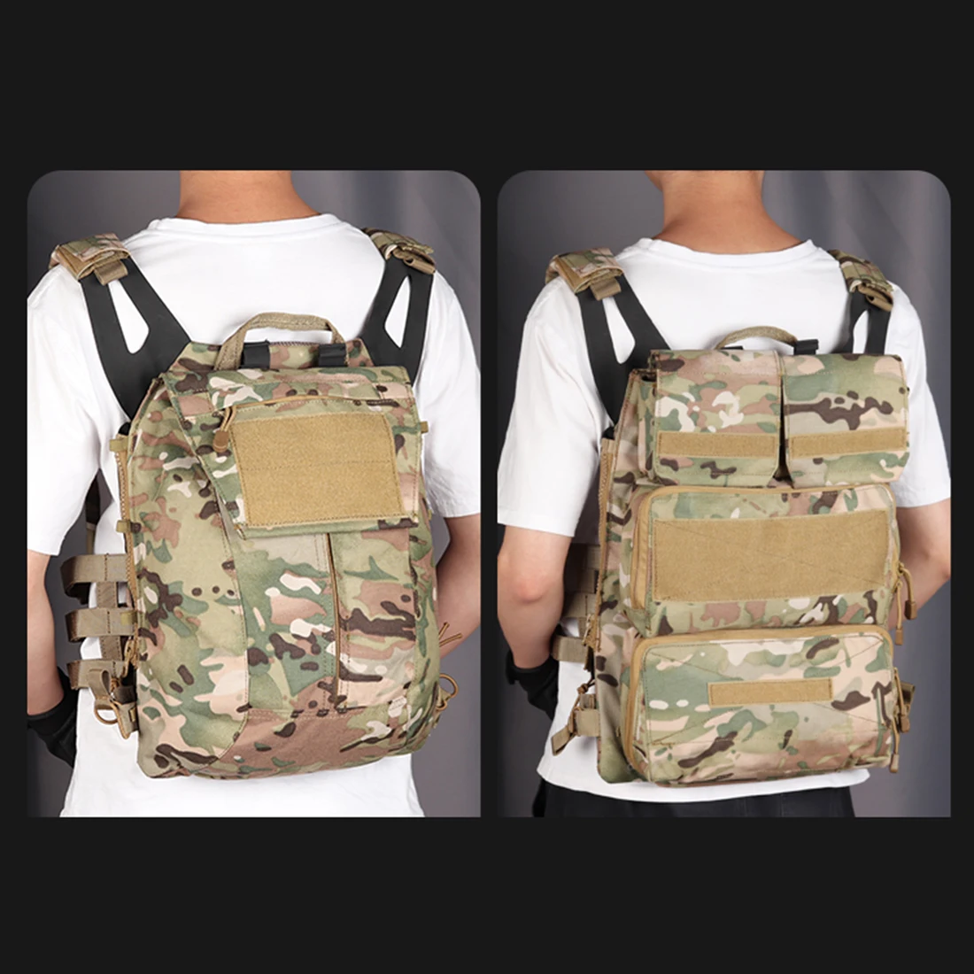 

modiker 2020 New Arrival WST JPC Jump Plate Carrier Tactical 2.0 Vest Military Combat - Grey