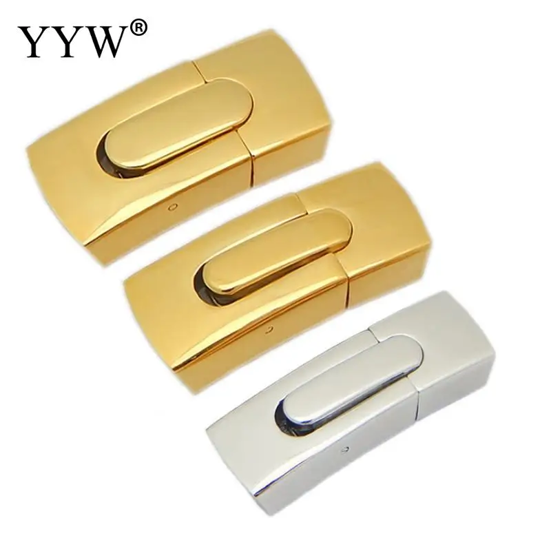 

2pcs/lot Stainless Steel Magnetic Clasps Connector Buckle For Leather Bracelets Rope Charms Jewelry Making Findings Accessories