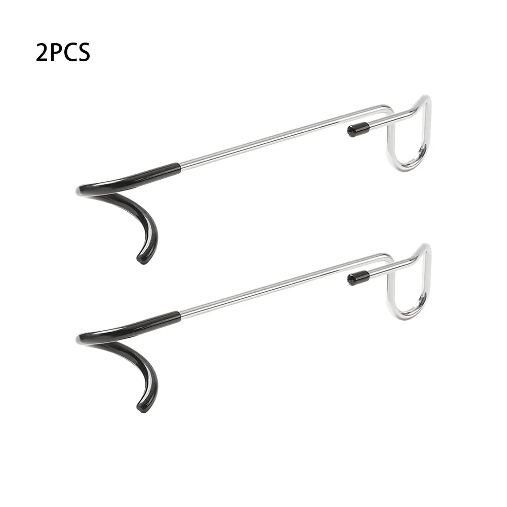 

2pcs Fishing Tool Rubber Sleeve Portable Multi Purpose Stable Non Slip Hook Hanger Quick Install Adjustable One Piece Screw