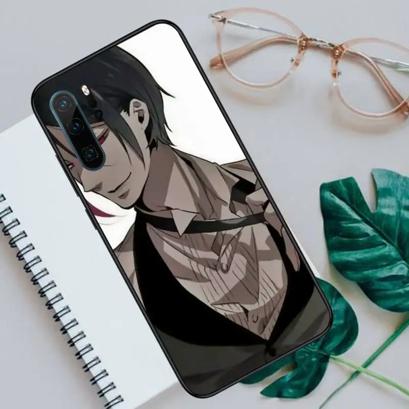 

Japanese anime Black Butler Phone Case For Huawei P40 P20 P30 lite Pro P Smart 2019 Mate 40 20 10 Lite Pro Nova 5t