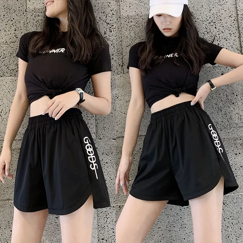 Шорты женская верхняя одежда с высокой талией Свободные повседневные модные