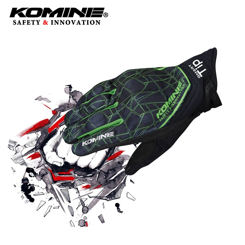 Оптовая продажа новые Мотоциклетные Перчатки KOMINE GK191 дышащие сухие кожаные
