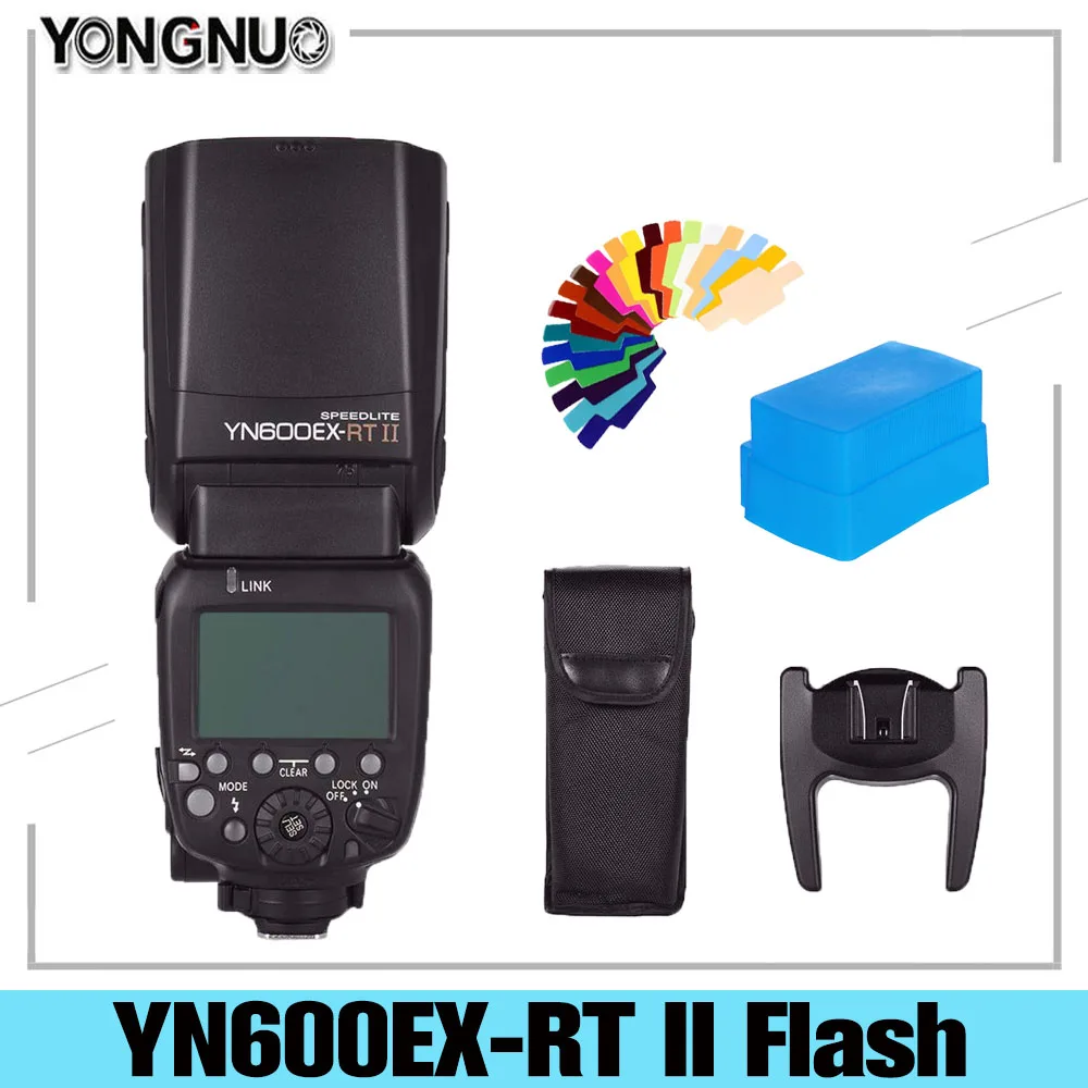 

YONGNUO Flash YN600EX-RT II 2.4G Wireless HSS 1/8000s Master TTL Speedlite For Canon Flash Camera Speedlight