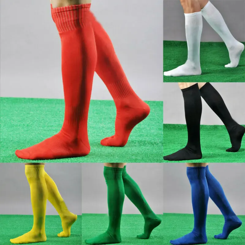 Теплые осенне зимние крутые мужские носки спортивные футбольные длинные до