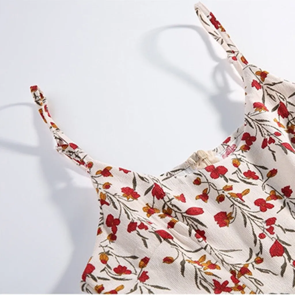 Женское длинное платье с круглым вырезом SAGACE белое свободное средней длины