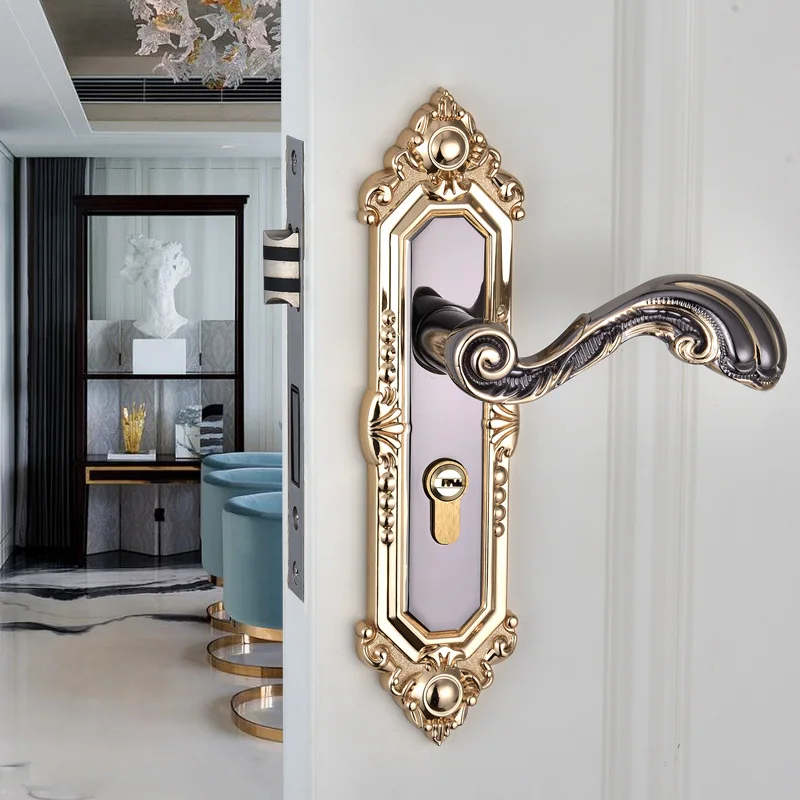 Твердая ручка из цинкового сплава внутренняя дверная замок немой Противоугонный