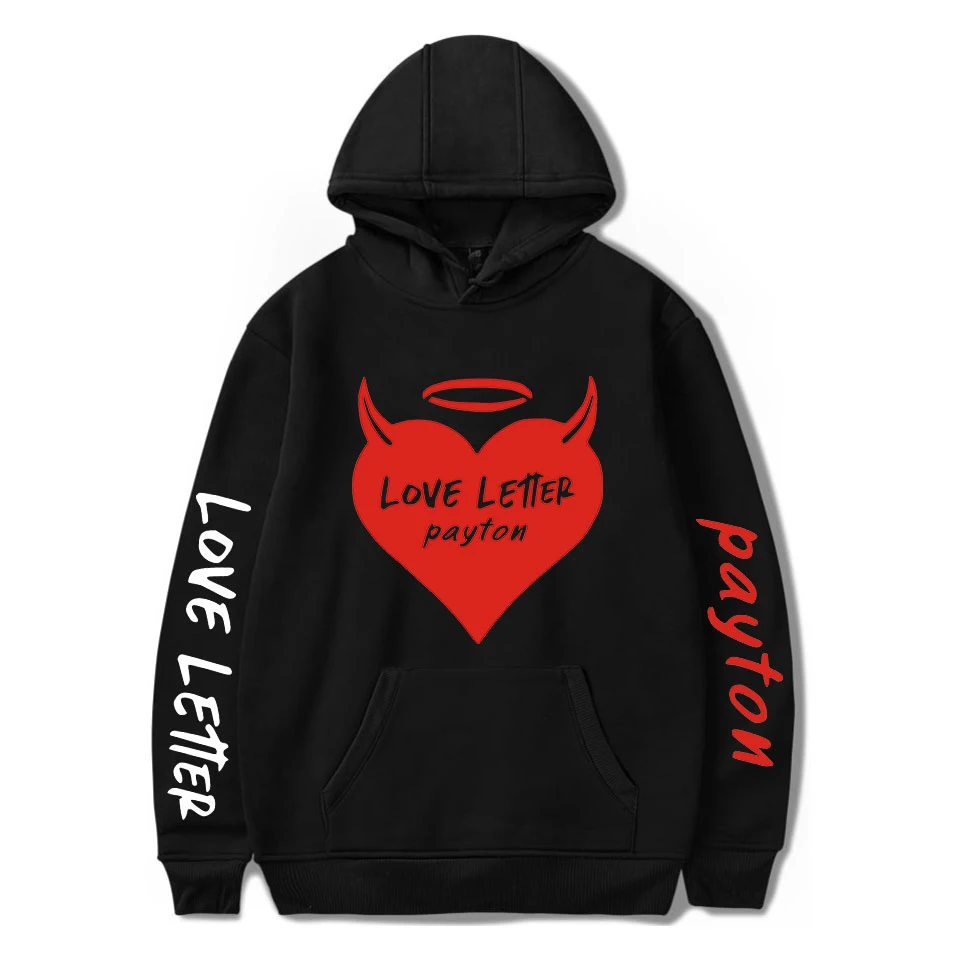 

2020 New Payton Moormeier Hoodies PYTN LOVE Letter OUT NOW Hooded Sweatshirt Women/men Unisex Harajuku Casual Clothes Pullovers
