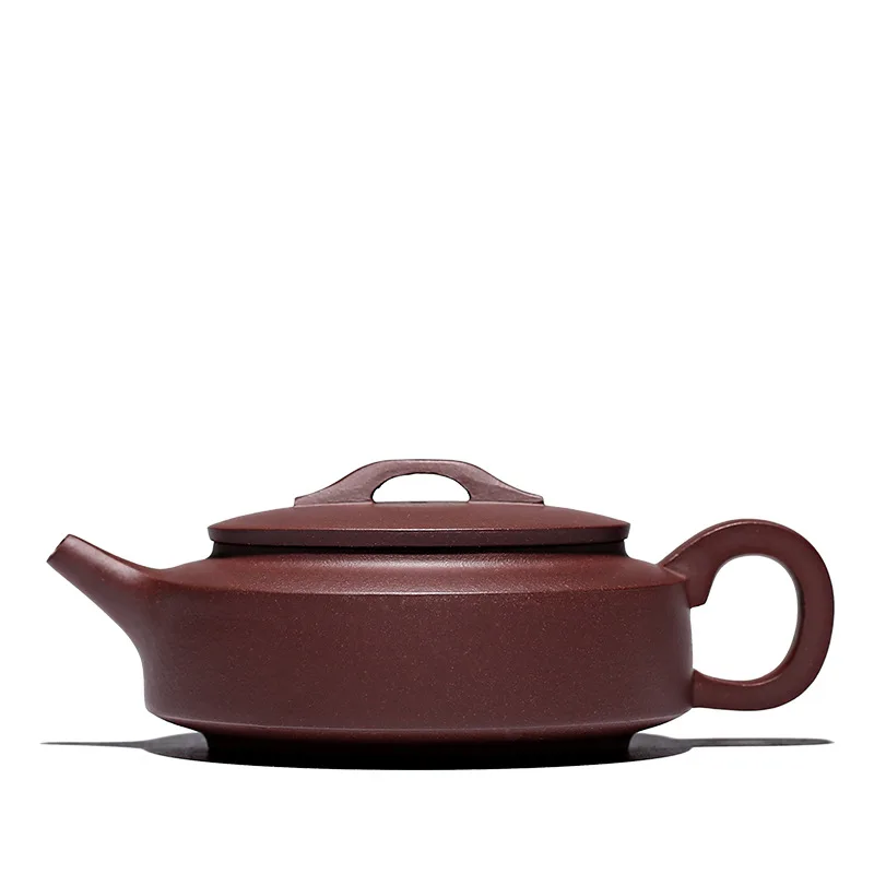 

Yixing new purple clay pot raw ore purple clay handmade Cao Zhigang Zhou pan tea set gift box
