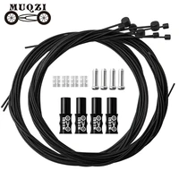 muqzi bike brake cable shifter line for mountain road bicycle inner cable wire replacement set