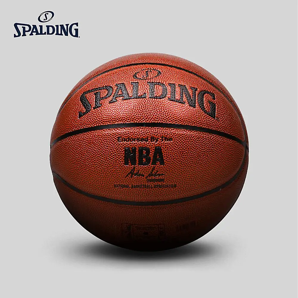 SPALDING оригинальный классический Серебряный Баскетбол Официальный Размер и вес 7 #