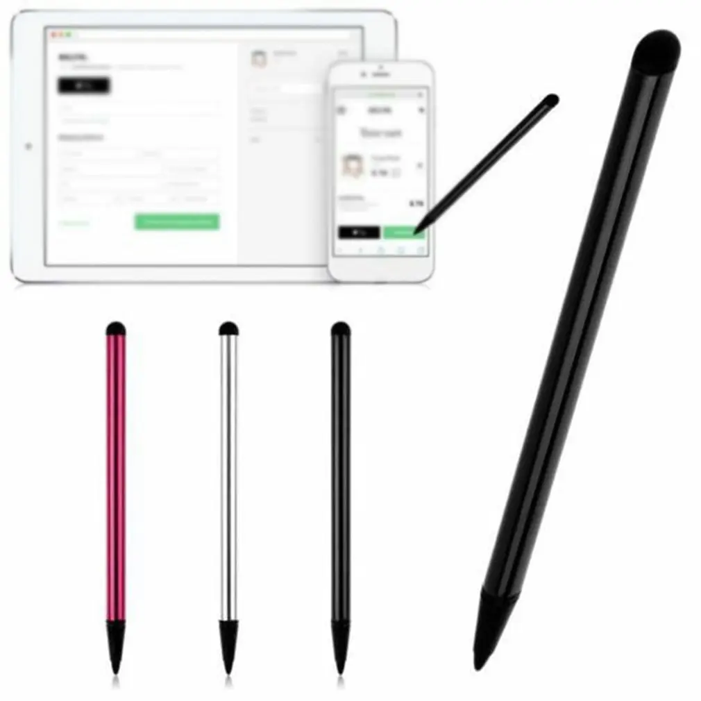 

2 in 1 Capacitive Resistive Pen Touch Screen Stylus Pencil for Tablet iPad Cell Phone PC Capacitive Pen