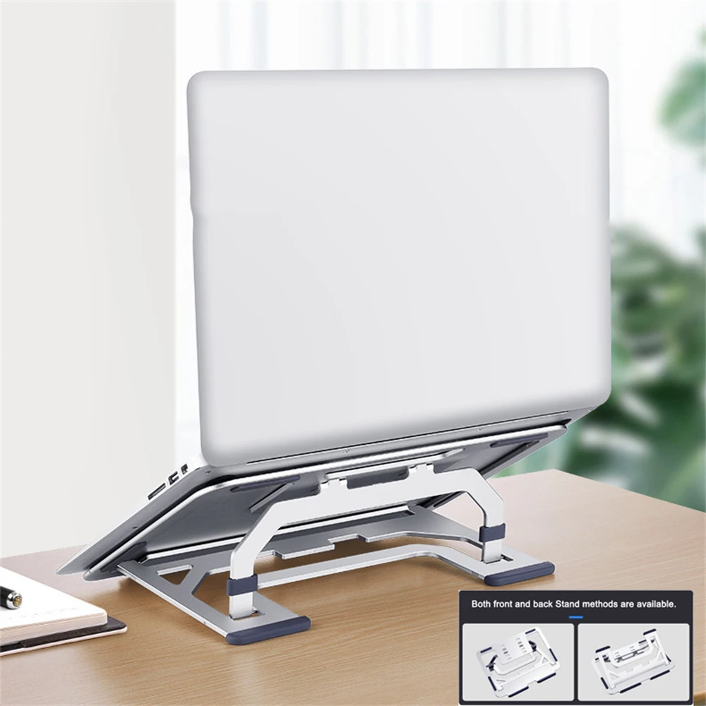 

Регулируемая подставка для ноутбука, складной переносной кронштейн из алюминиевого сплава для ноутбука MacBook, охлаждающая подставка для ноу...