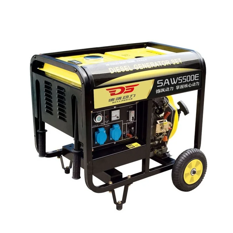 

Emergency generator 5kw small diesel generator portable single-phase household outdoor generator manufacturer