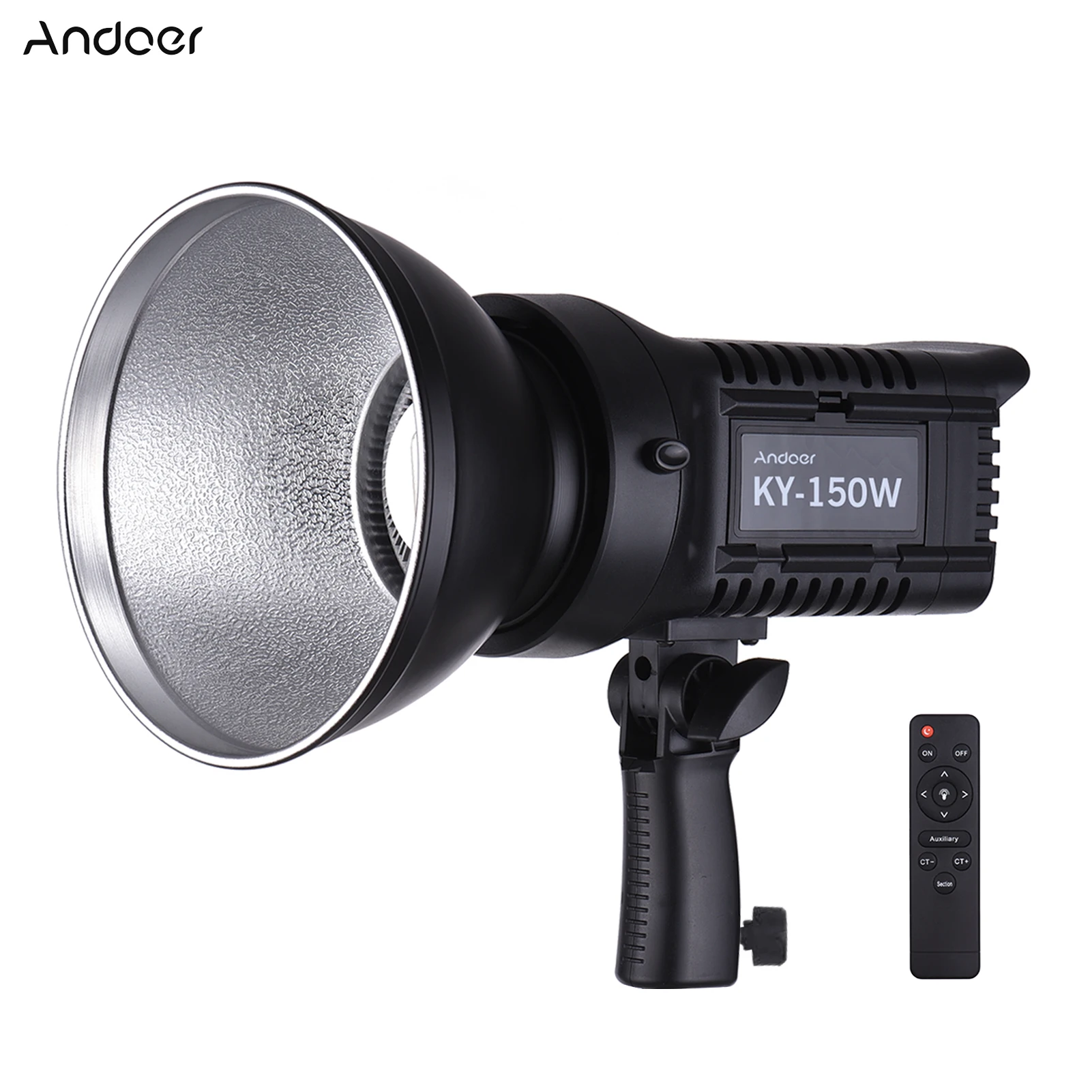

Andoer LED свет для студийной видеосъемки 150W Дневной свет 5600K CRI93 + TCLI95 + 16000LM Регулируемая яркость Bowens Mount