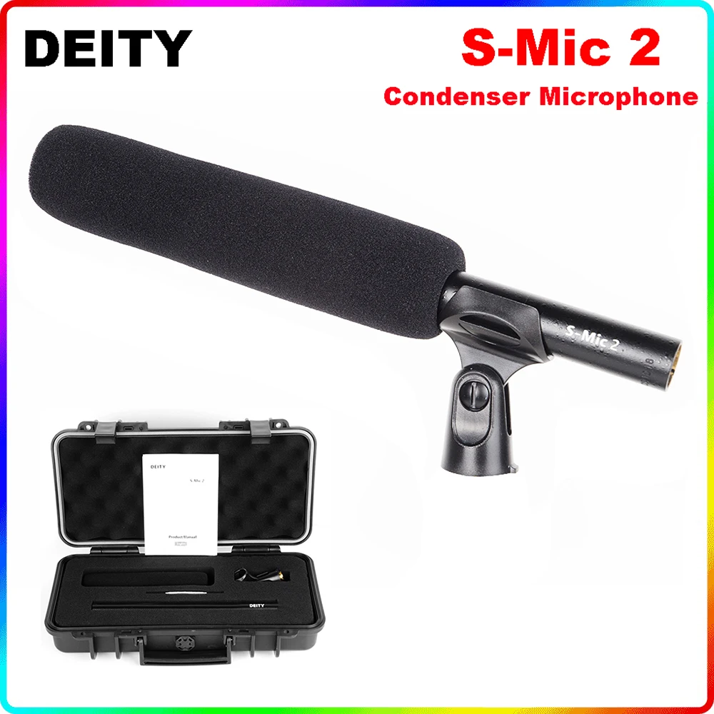 Суперкардиоидный конденсаторный видеомикрофон Deity S-Mic 2 широковещательный с