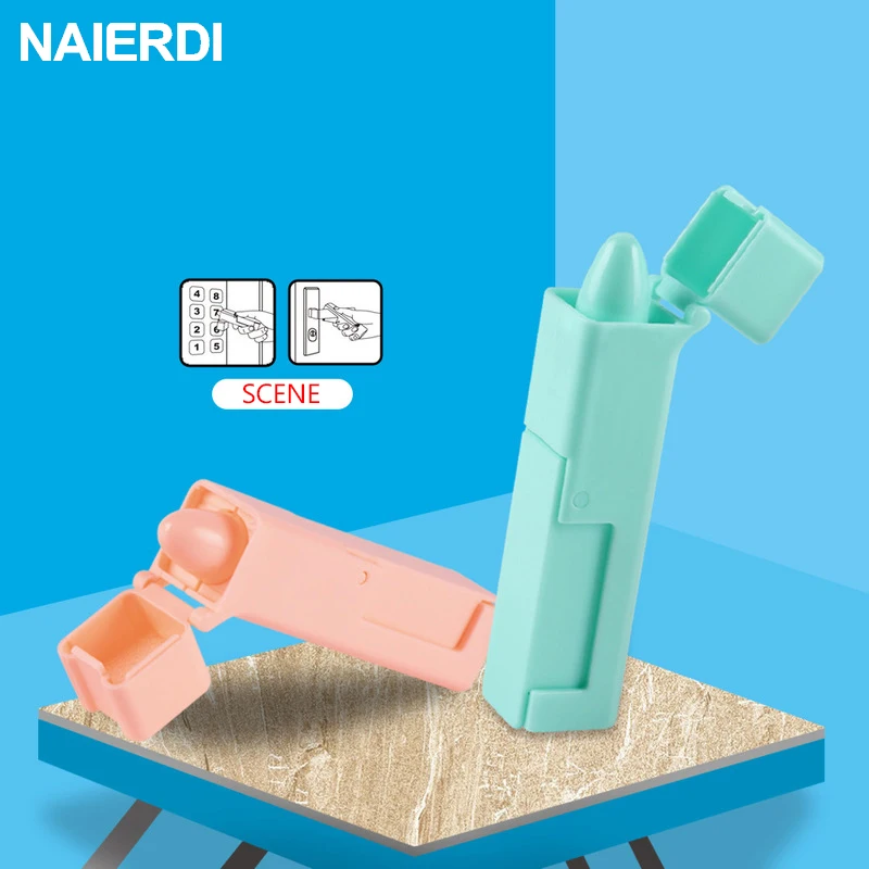 Дверные ручки для шкафов NAIERDI Бесконтактный портативный ассистент по открытым