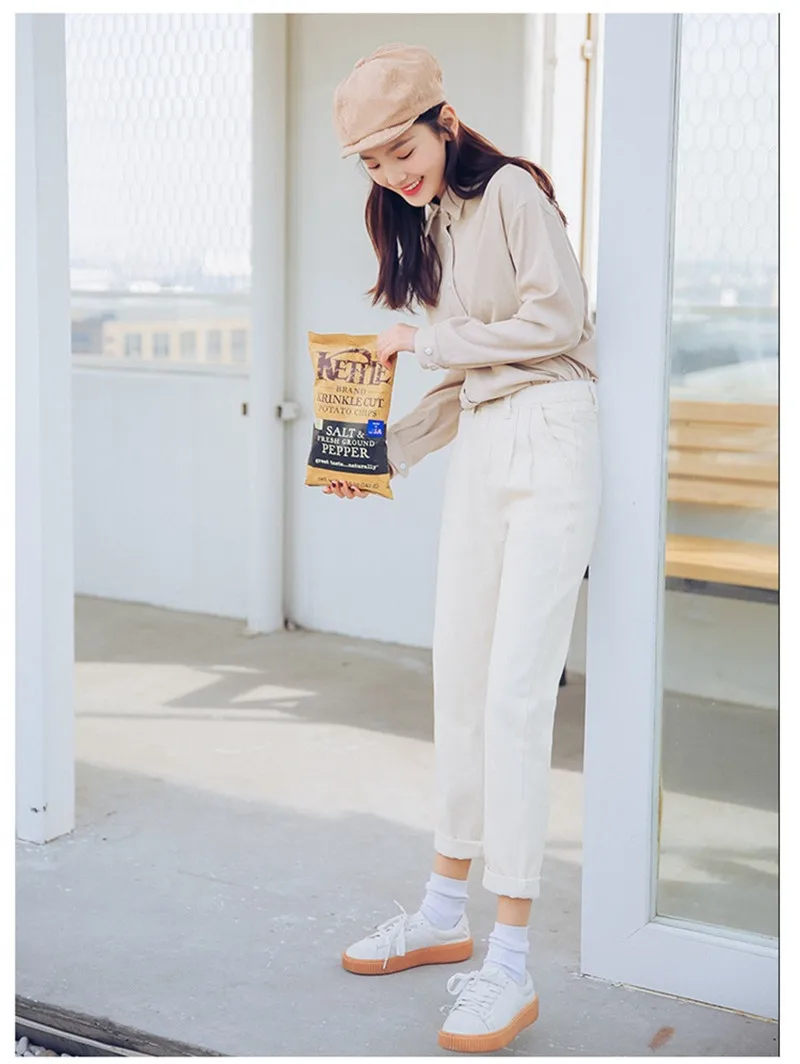 Женские джинсовые шаровары с высокой талией новинка весны-лета 2021 модные