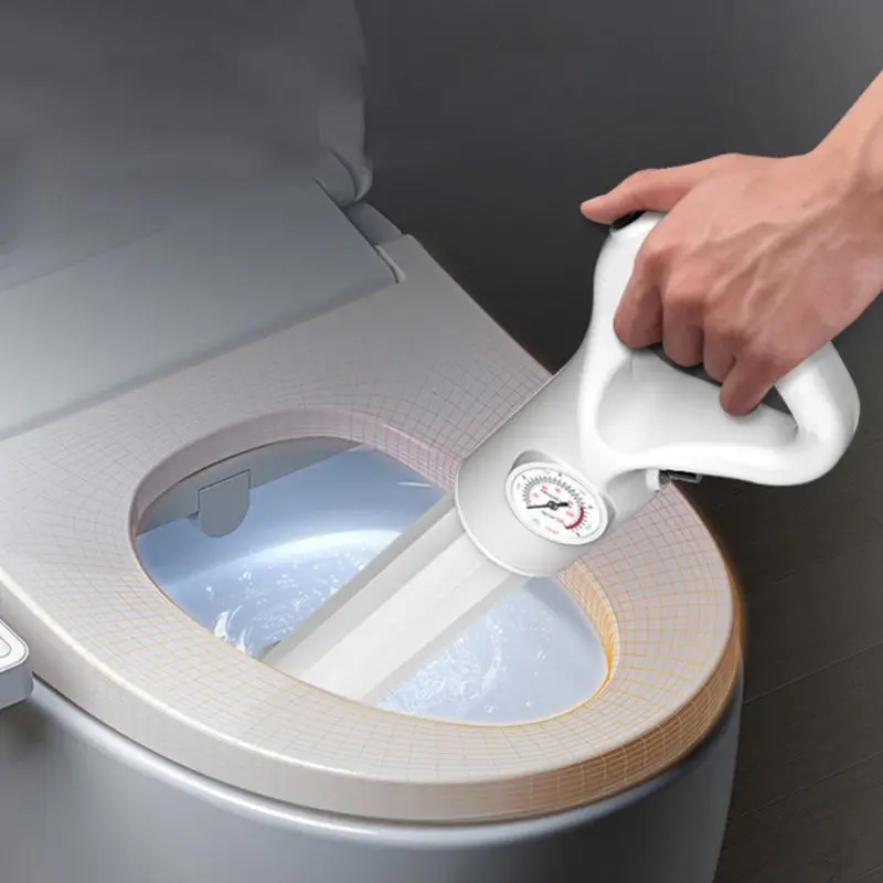 

1Set Toilet Plungers High Pressure Pump Cleaner Powerful Air Plunge Dredge Drain Blaster for Home Bathroom