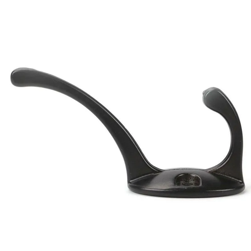 

Clothes Hook Cupboard Cabinet Door Back Hook Aluminum Modern Golden 2 Screws Hook Alloy Simple Hat with 1PC W4B2