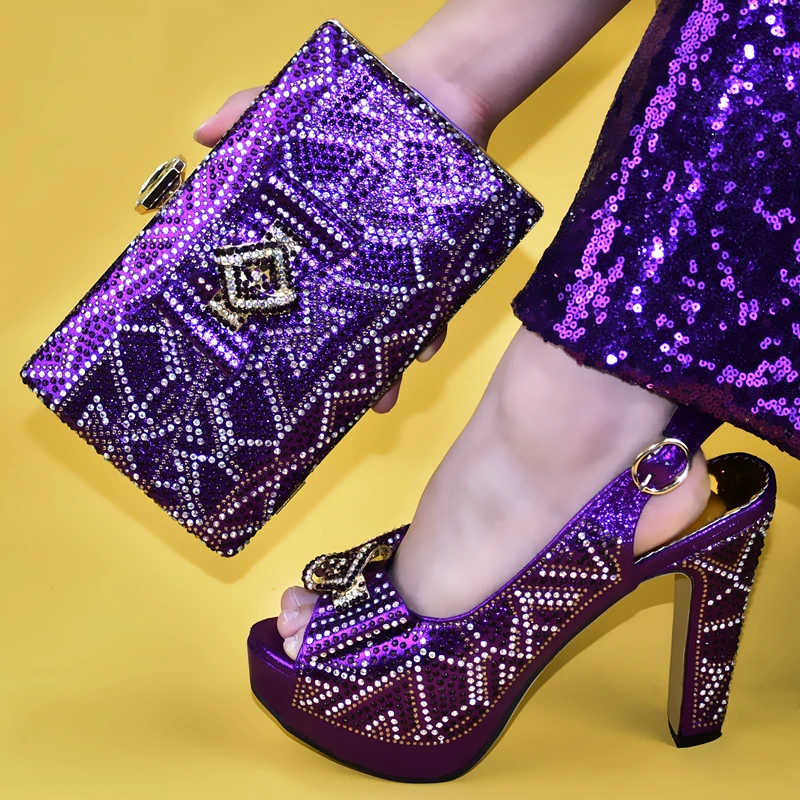 Женские вечерние туфли-лодочки в нигерийском стиле итальянская обувь на высоком