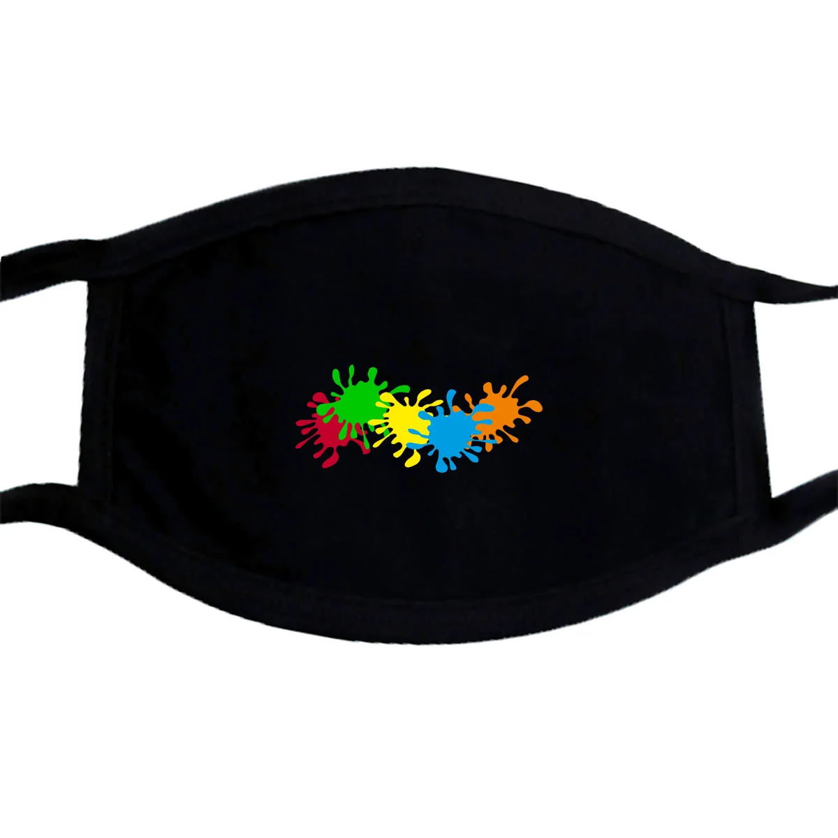 Маски с настраиваемыми пятнами живописи Sml XL для мужчин-художников, пейнтбола, аэрософта, стильные повседневные маски для мужчин, маски гордости непринужденной моды PM2.5 на.