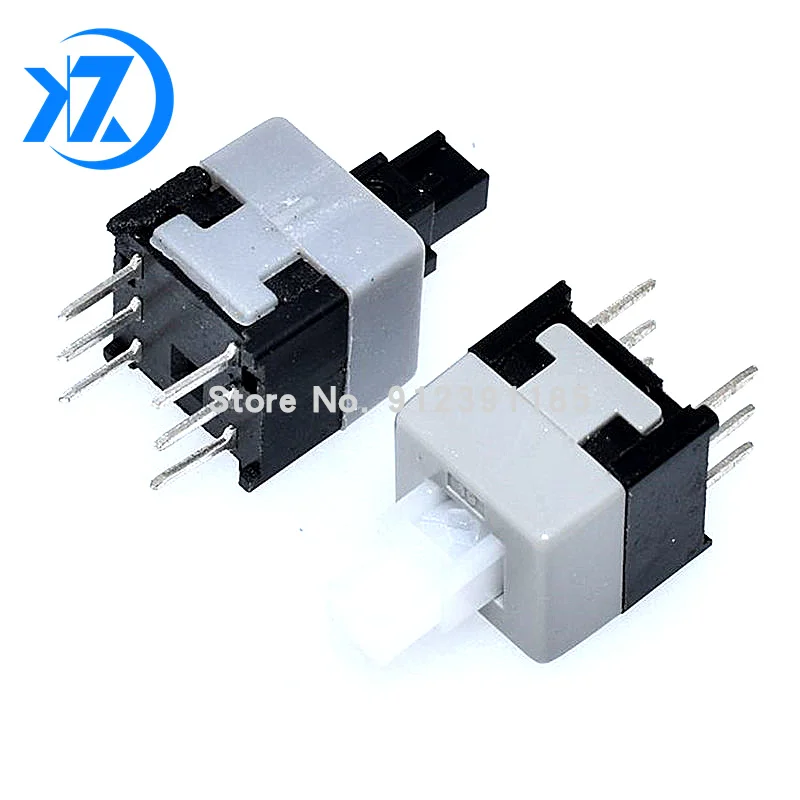 10PCS/LOT 5.8*5.8 7*7 8*8 8.5*8.5mm Self Locking Push Tactile Power Micro Switch Kit 6 Pin Button Switches | Обустройство дома