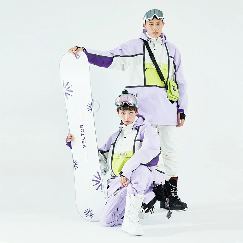 

2021 Winter Woman Ski Suits Hooded Top Pants Female Snow Sets Windproof Sport Women Snowboarding Tracksuits Costume Clothes