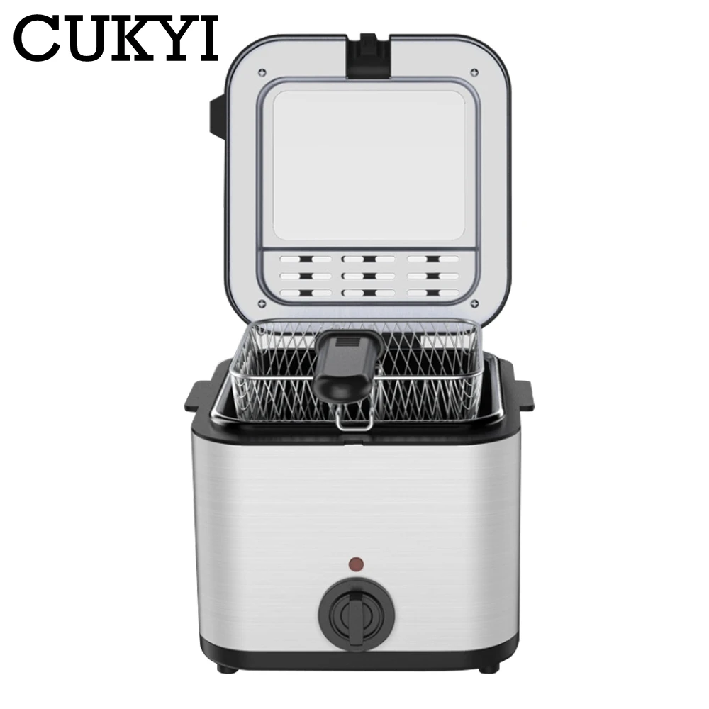 CUKYI Бытовая/Коммерческая электрическая фритюрница 110 л аппарат для жарки