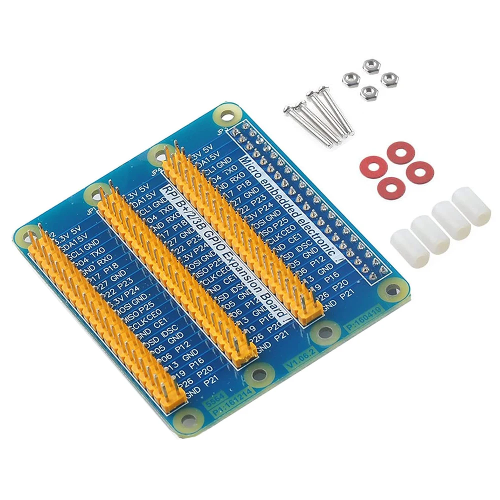 

GPIO Extension Board for Raspberry Pi 4 Model B for RPi 3B 4B 3 B+