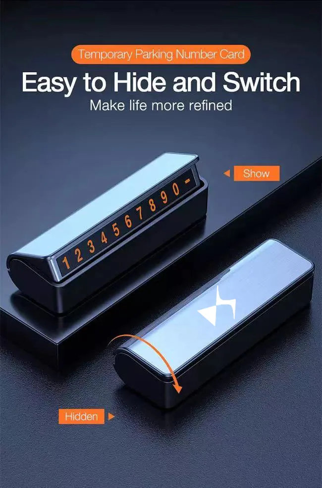 Автомобильные брелки с логотипом для временной парковочной карты магнитной