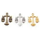 Подвески 3D весы для ювелирных изделий, 20 шт., 22*18 мм