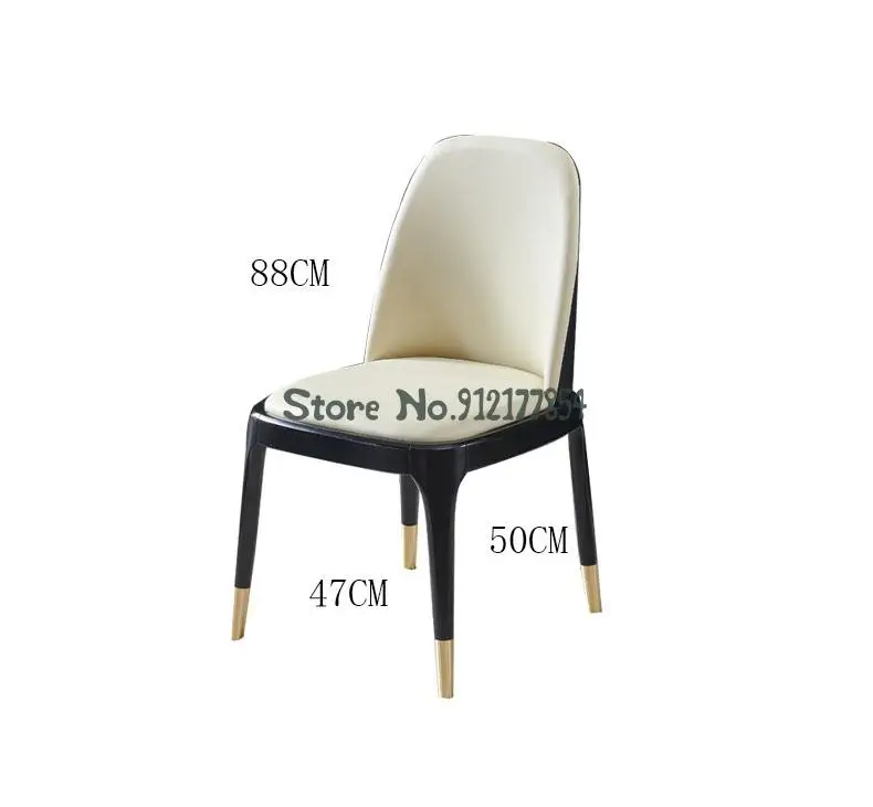 Светильник лый Коричный современный минималистичный домашний стул из твердой