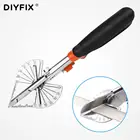 Ножничные ножницы DIYFIX от 45 до 90 градусов, Ножничные ножницы с углом поворота от 45 до 90 градусов, резак для проводов, u-образная кромка, полоска для карты, Ножничные ножницы
