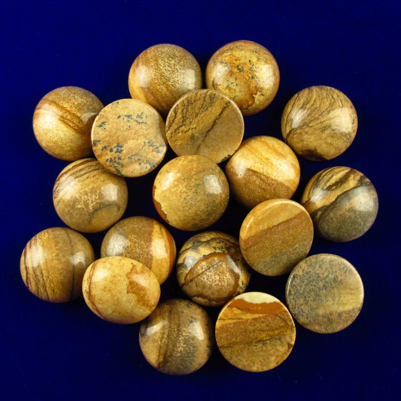 

8 шт. 18x8 мм, Оптовая Продажа Модные естественного изображения яшмы Круглый Cab кабошон 2306JM для изготовления ювелирных изделий DIY аксессуары не...