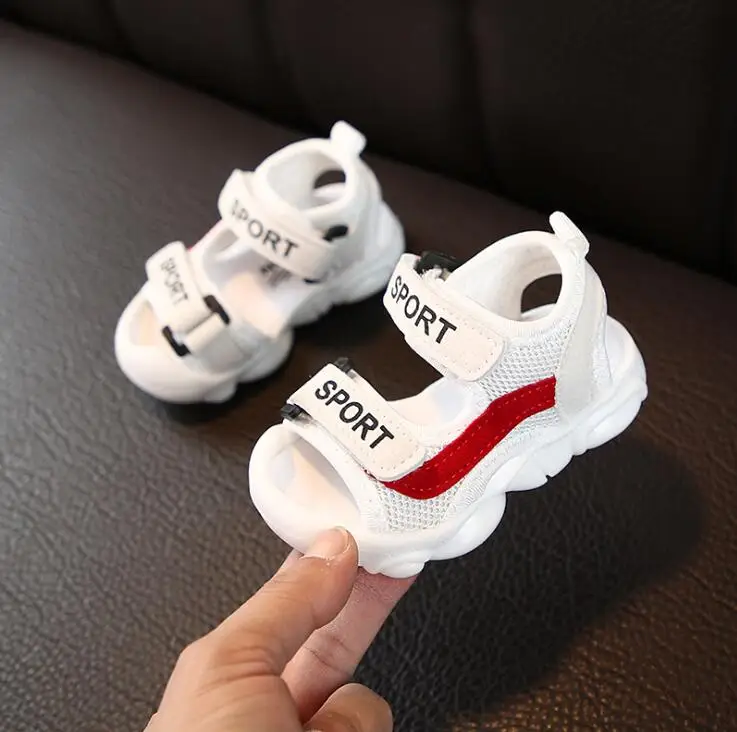 

Fashion Toddler Sandals Children Sports Sandals Non-slip Baby Girl Boy Shoes Mesh Breathable 2021 Fashion Boys Girls Kids Shoes