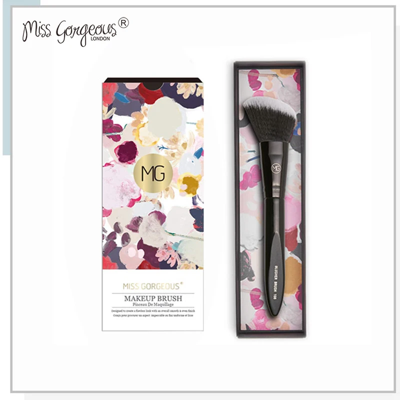 Бренд Miss Gorgeous 1 шт. Кисть для макияжа Черная румян инструменты косметические