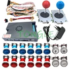 Pandora Box 9 1500 В 1 семейная Домашняя версия набор сделай сам 5-контактный джойстик 33 мм Светодиодная аркадная кнопка для игровой консоли