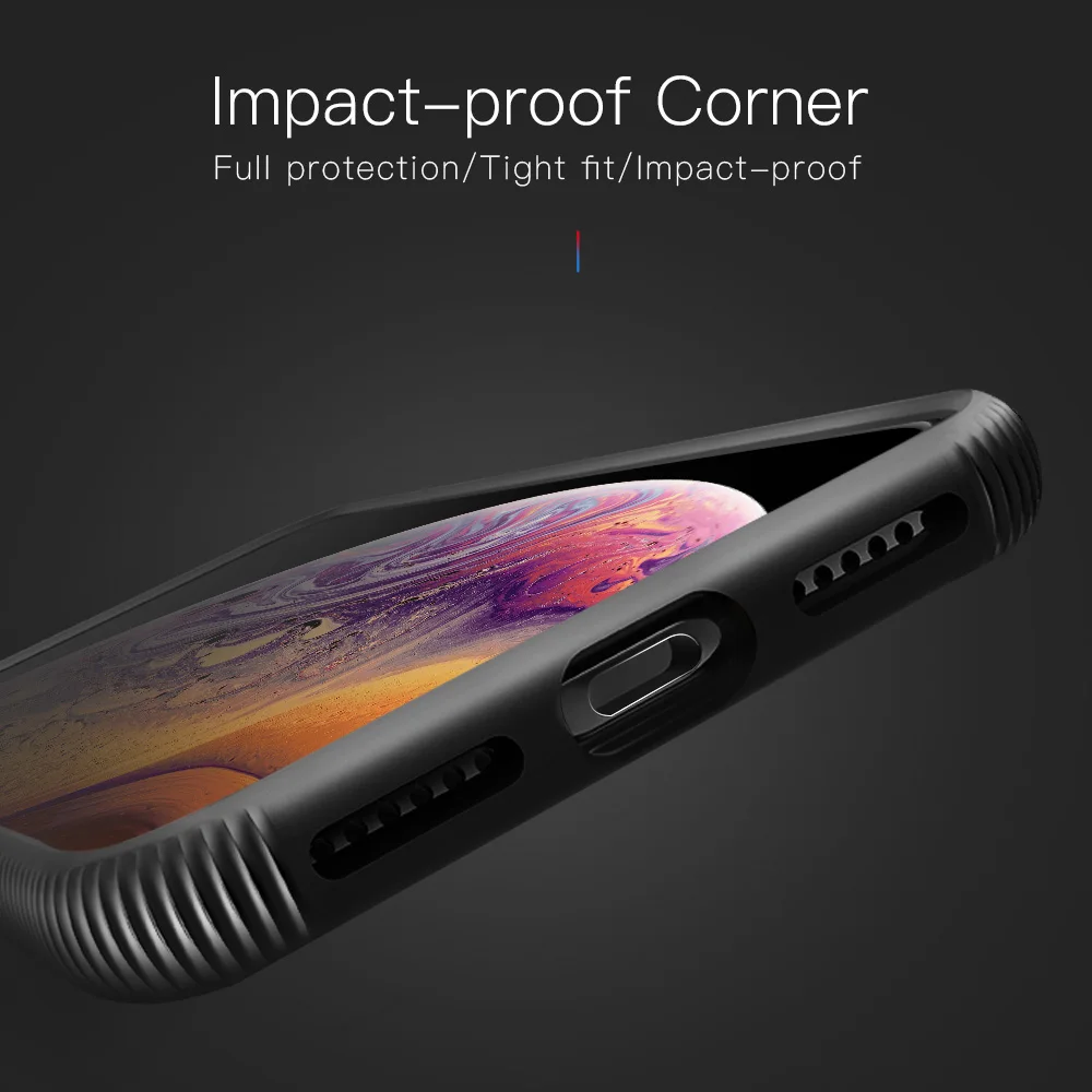 100% Оригинальный противоударный чехол GGMM для телефона iphone x xs твердый силиконовый